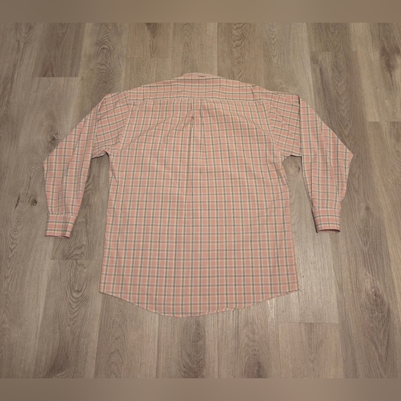 Burberry Pink Plaid Button Down Dress Shirt - Picture 3 of 8